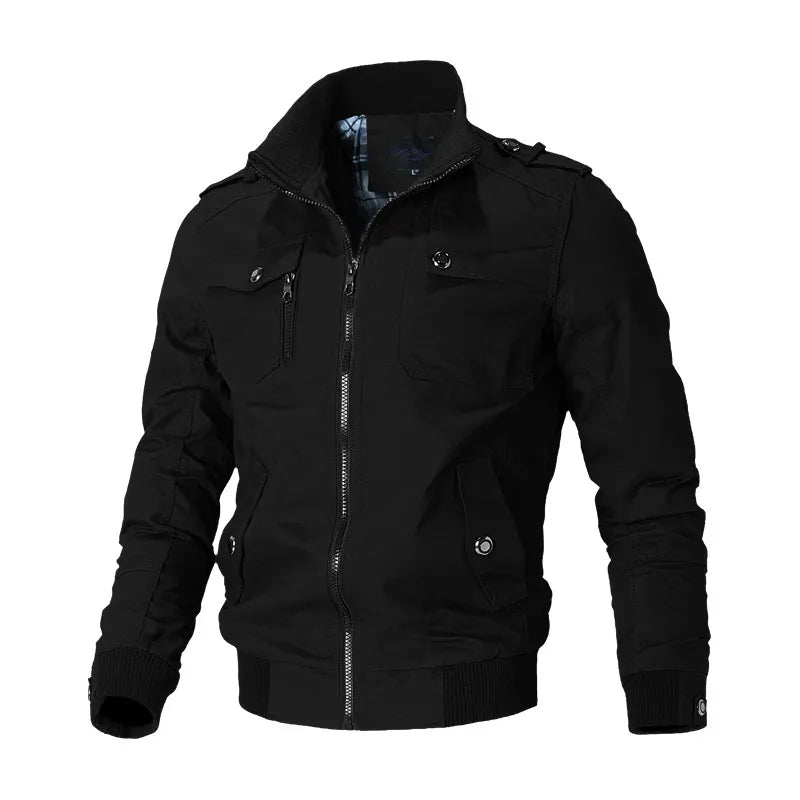 Sammy Jackson™ Slim Fit Windjack | Militaire stijl voor elke dag