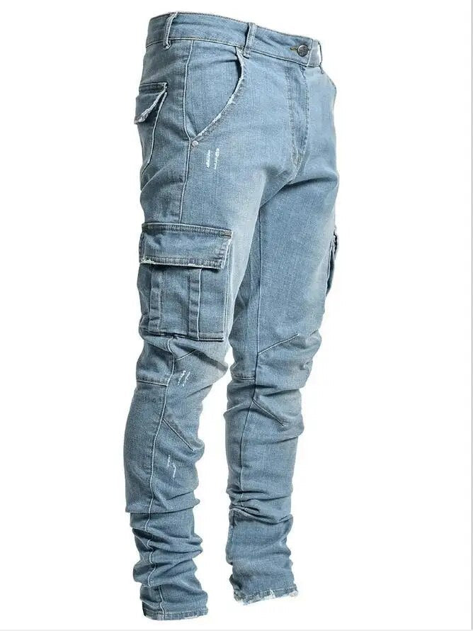 Sammy Jackson™ Cargo Jeans | Het gemak van een cargobroek, kwaliteit van een spijkerbroek!