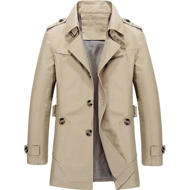 Sammy Jackson™ Trenchcoat | Stijlvolle lange jas