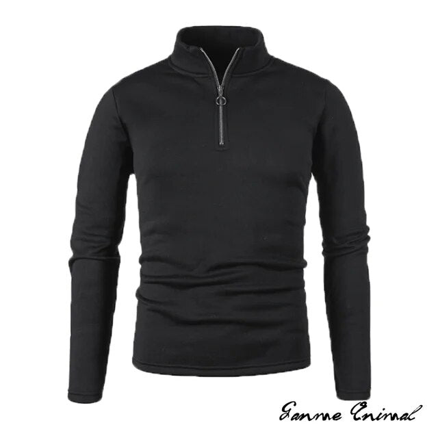 Sammy Jackson™ Coltrui met Rits | Dikkere trui met halve rits