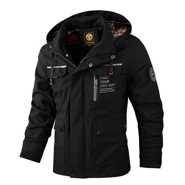 Sammy Jackson™ Winterparka met Fleecevoering | Winddicht jack met capuchon