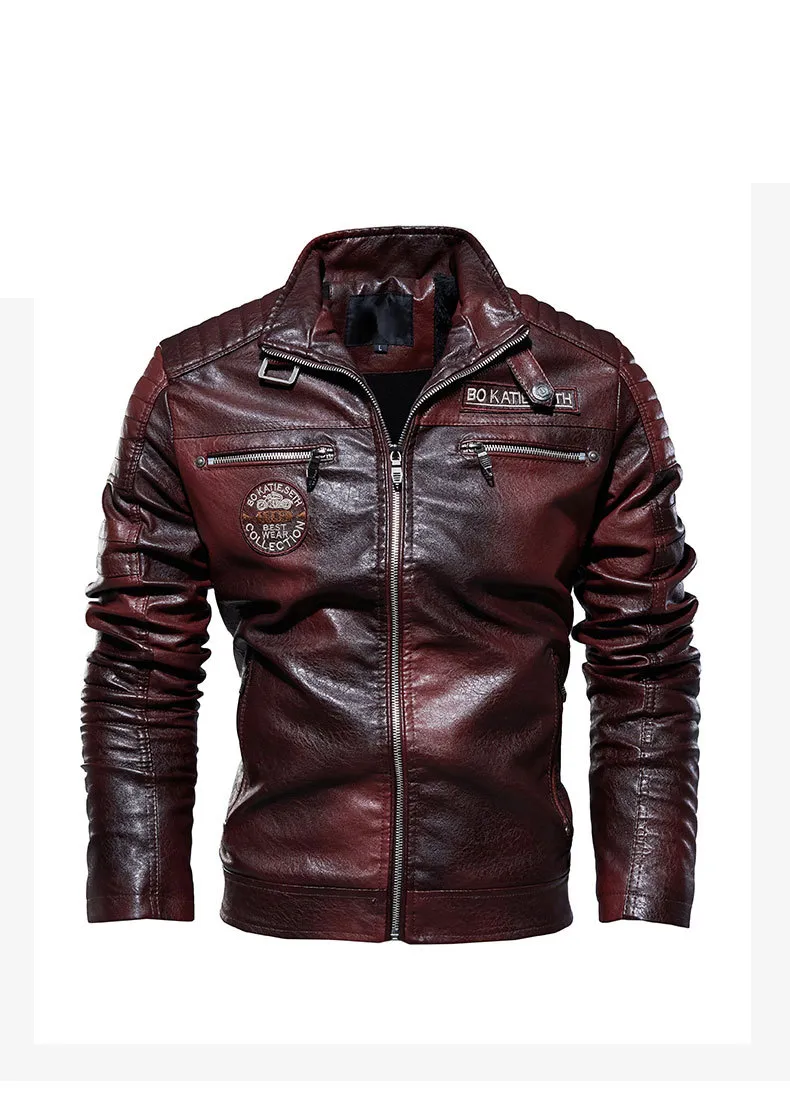 Sammy Jackson™ Leren Jas | Casual warme jas