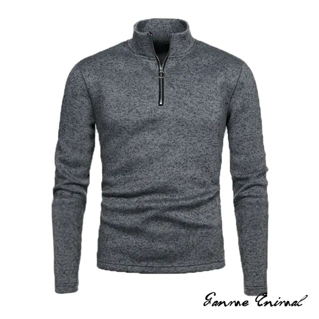 Sammy Jackson™ Coltrui met Rits | Dikkere trui met halve rits