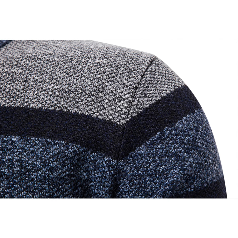 Sammy Jackson™ Nolan Wintervest | Gestreept slimfit vest