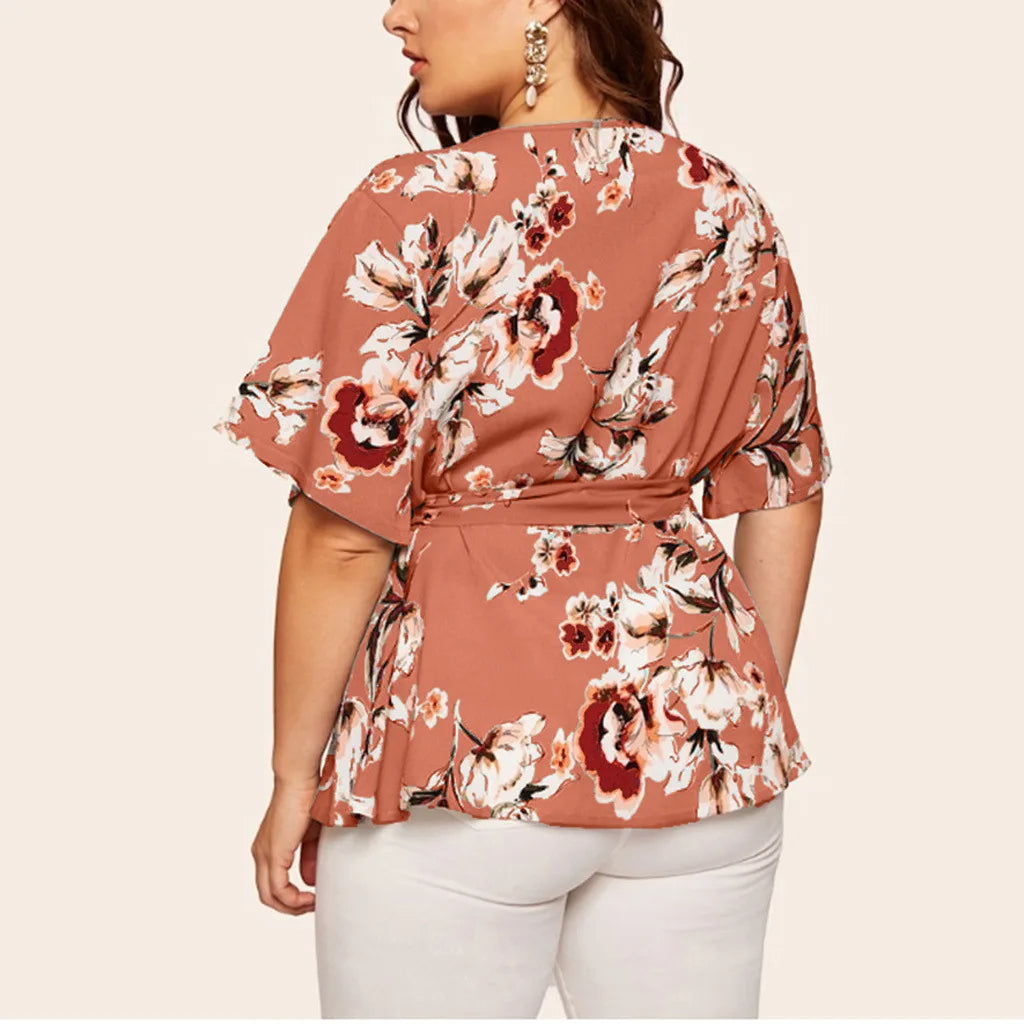 Sammy Jackson™ Fenna Plus-Size Top | Kleurrijk & Veelzijdig