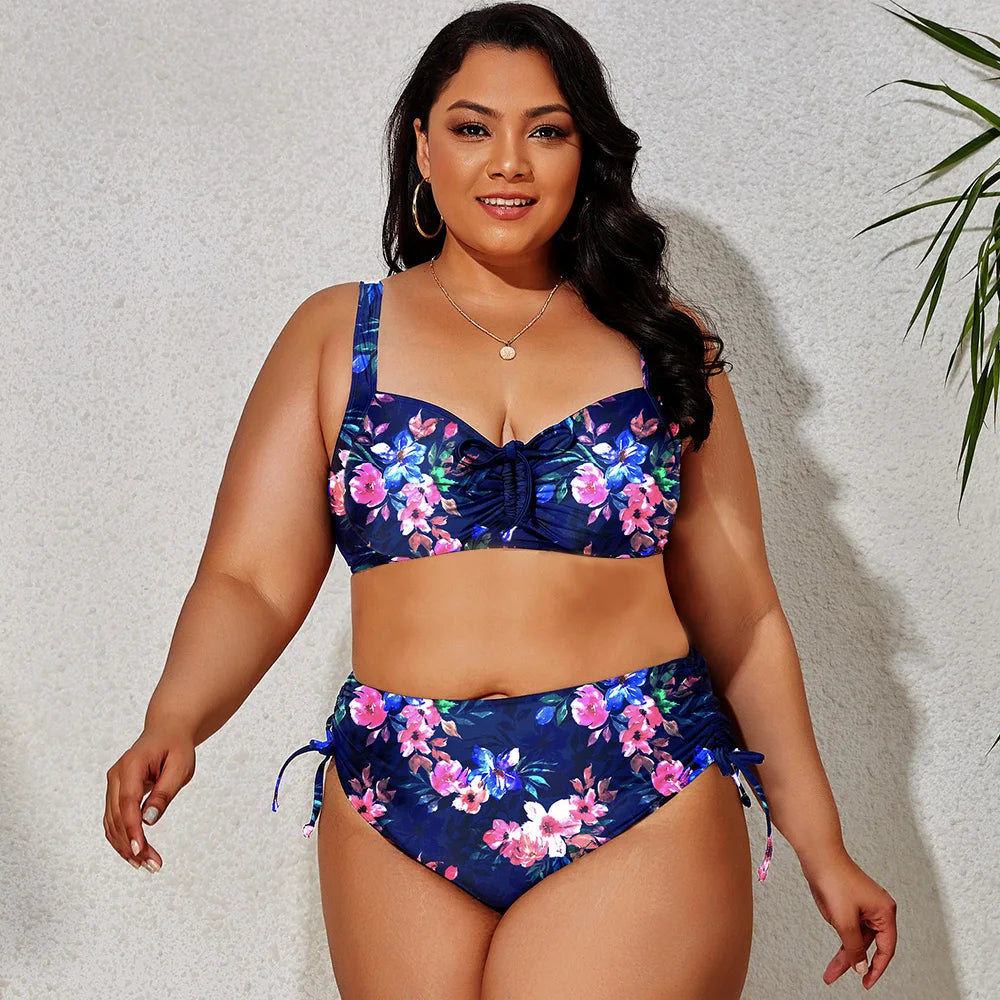 Sammy Jackson™ Adele Plus-Size Bikini | Kleurrijk & Stijlvol