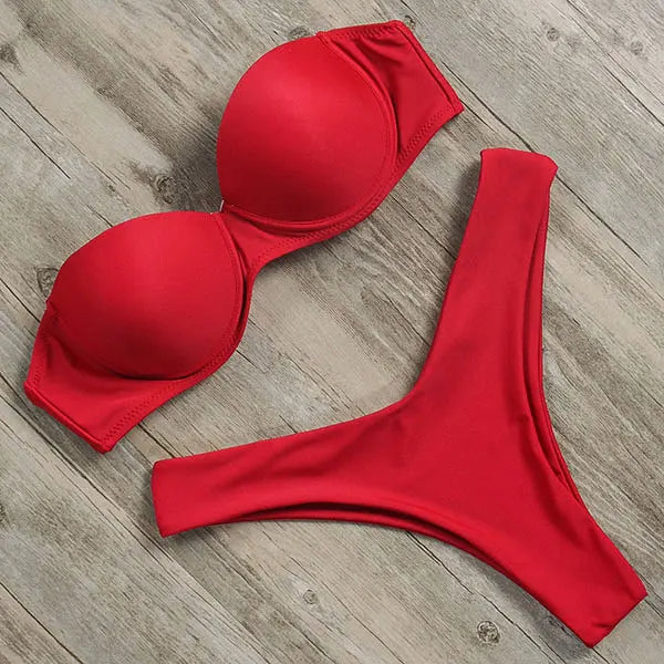 Sammy Jackson™ Lara Jungle Queen Bikini | Strapless & Sexy