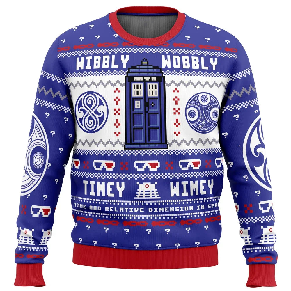 Sammy Jackson™ Tardis Sweater| De kersttrui voor Whovians!