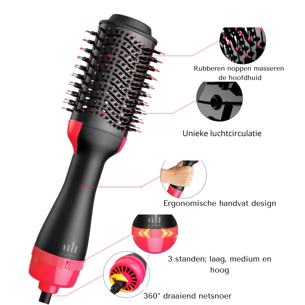 Mella 4-in-1 Multistyler | Creëer meerdere haarstijlen met 1 apparaat!
