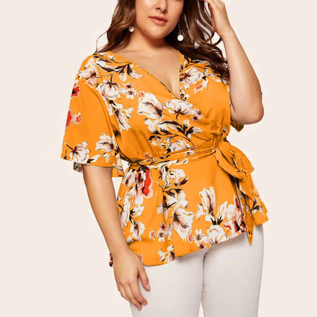 Sammy Jackson™ Fenna Plus-Size Top | Kleurrijk & Veelzijdig