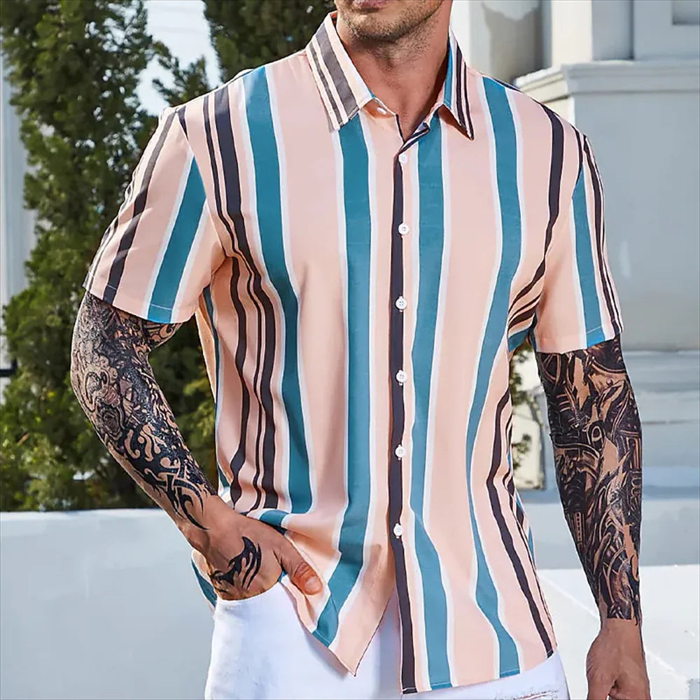 Sammy Jackson™ Maurice T-Shirt | Gestreept & Casual