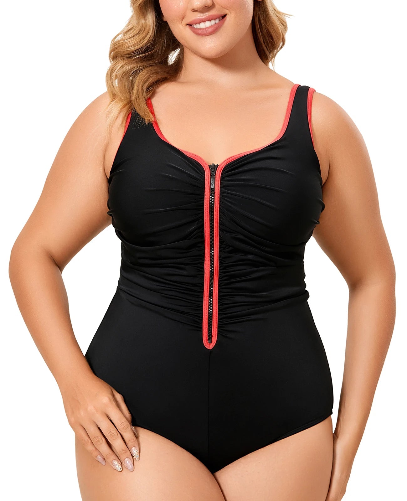 Sammy Jackson™ Nova Plus-Size Badpak | Trendy & Flatterend