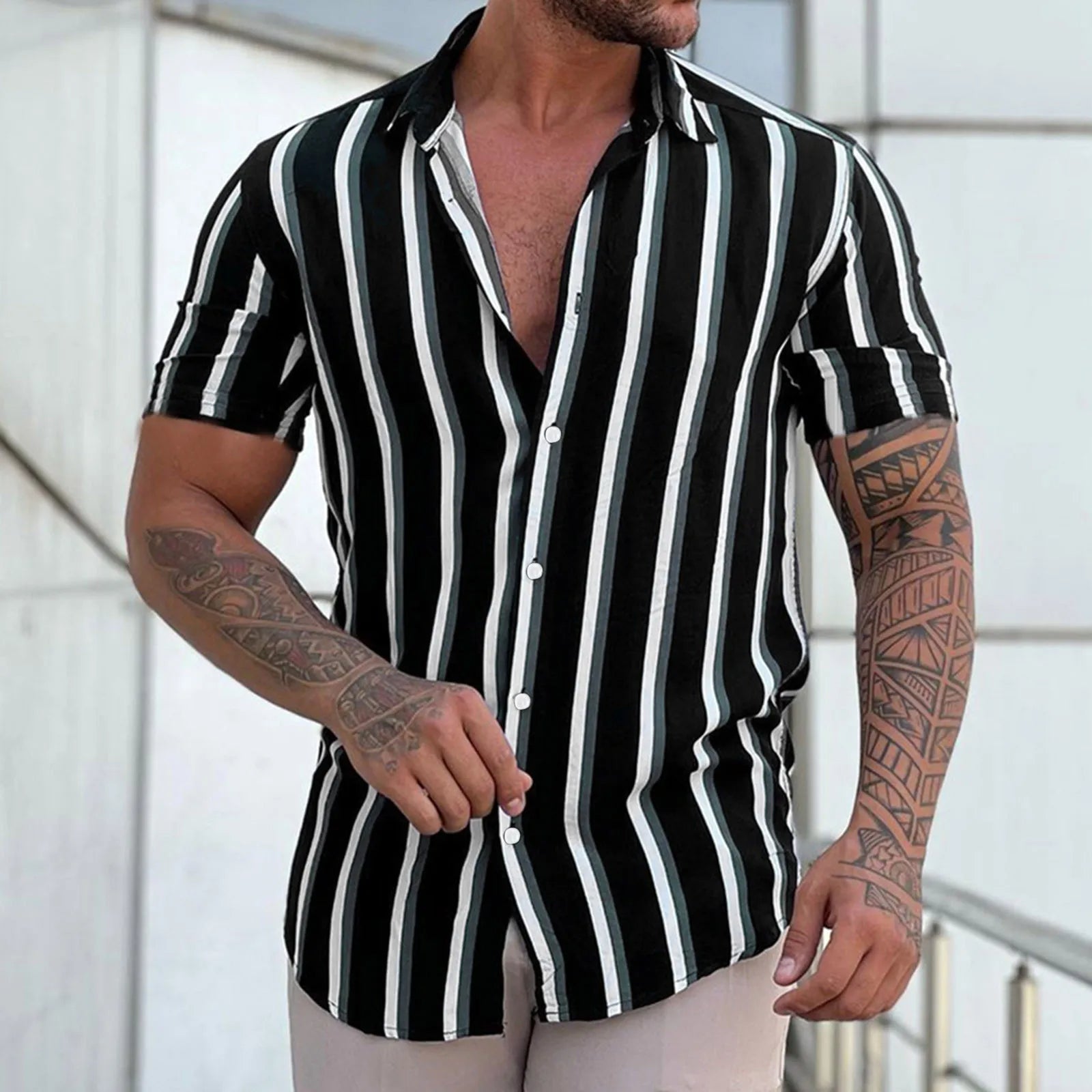 Sammy Jackson™ Maurice T-Shirt | Gestreept & Casual