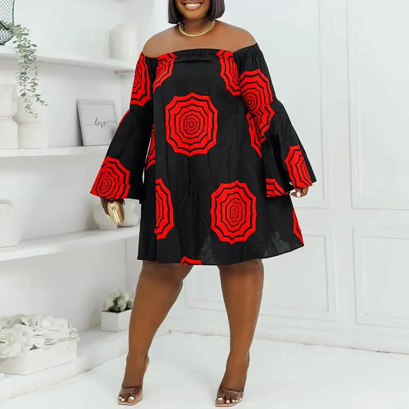 Sammy Jackson™ Celine Plus-Size Jurk | Trendy & Casual