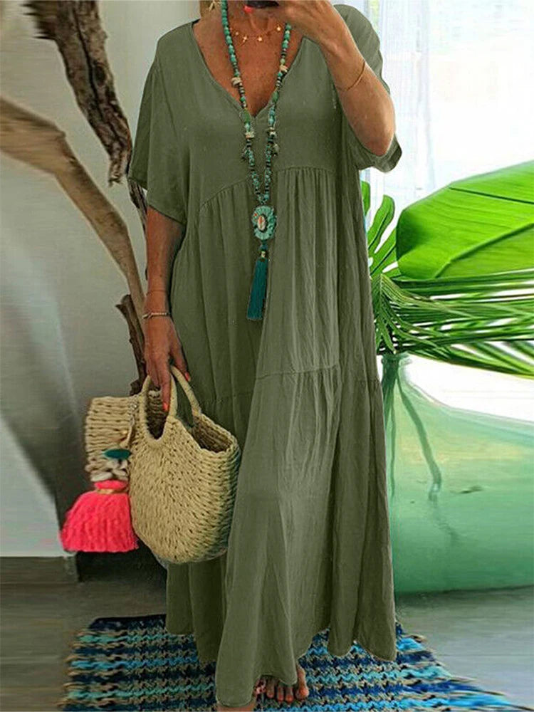 Sammy Jackson™ Elizabeth Plus-Size Zomerjurk | Casual & Trendy