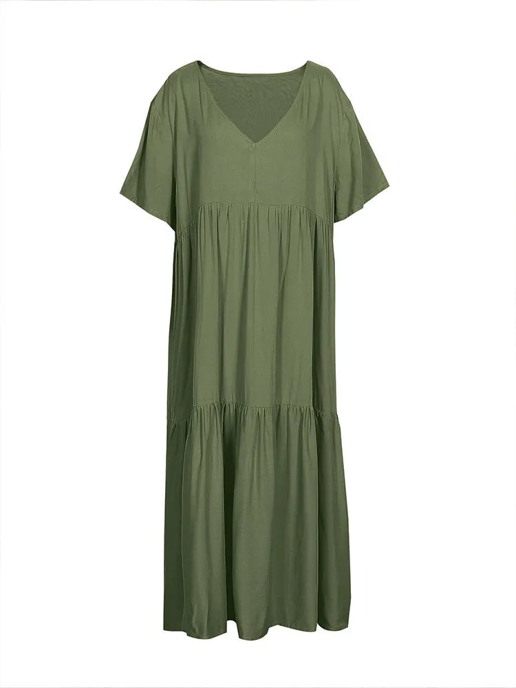 Sammy Jackson™ Elizabeth Plus-Size Zomerjurk | Casual & Trendy