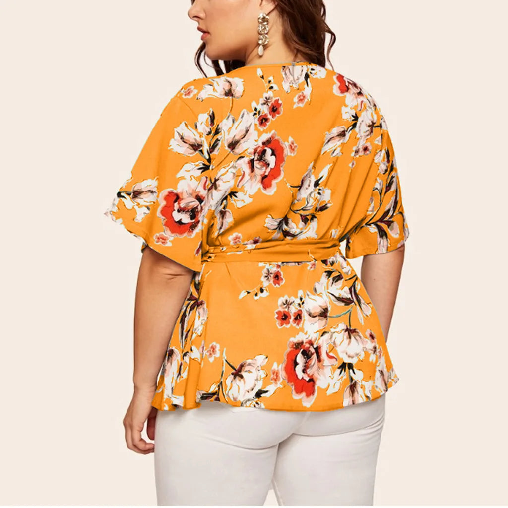 Sammy Jackson™ Fenna Plus-Size Top | Kleurrijk & Veelzijdig