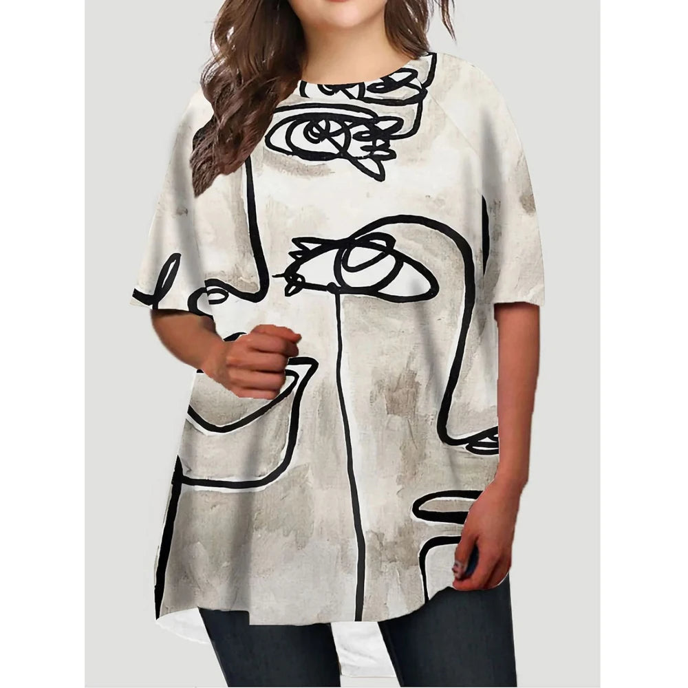 Sammy Jackson™ Maartje Plus-Size T-Shirt | Casual & Stijlvol