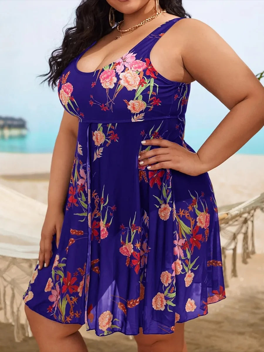 Sammy Jackson™ Sophie Plus-Size Badpak | Tropisch & Trendy