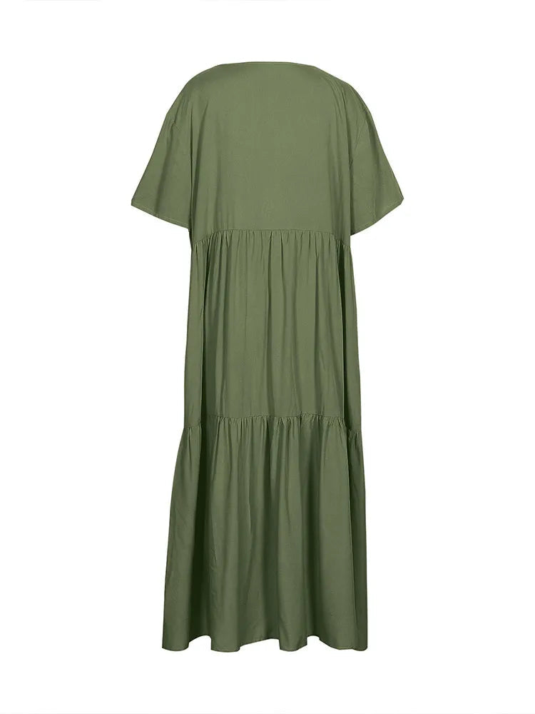 Sammy Jackson™ Elizabeth Plus-Size Zomerjurk | Casual & Trendy