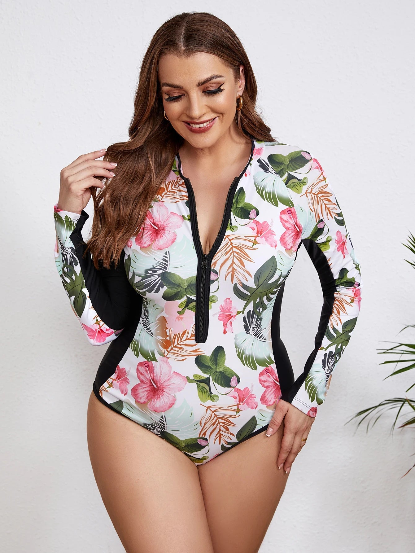 Sammy Jackson™ Veerle Plus-Size Vintage Badpak | Uniek & Trendy