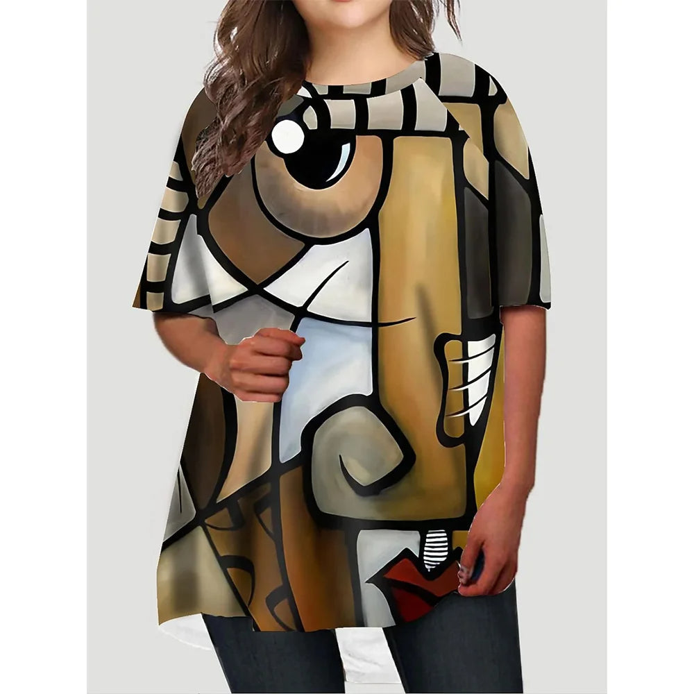 Sammy Jackson™ Maartje Plus-Size T-Shirt | Casual & Stijlvol