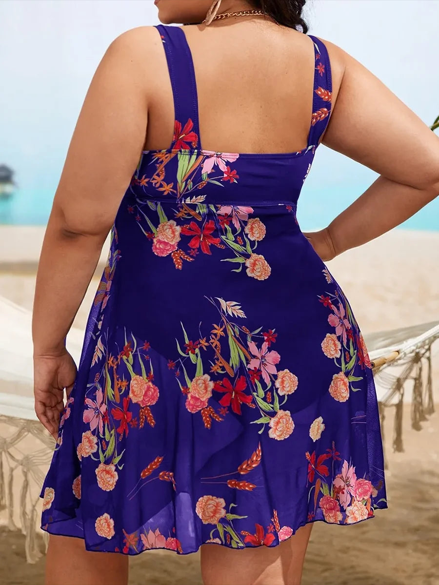 Sammy Jackson™ Sophie Plus-Size Badpak | Tropisch & Trendy