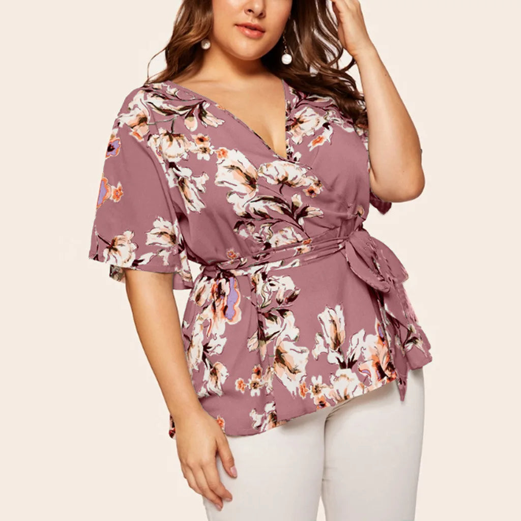 Sammy Jackson™ Fenna Plus-Size Top | Kleurrijk & Veelzijdig