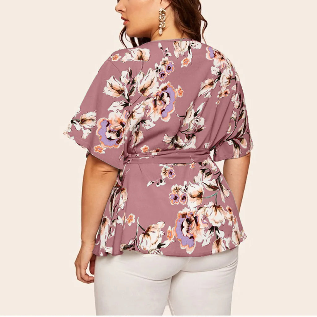 Sammy Jackson™ Fenna Plus-Size Top | Kleurrijk & Veelzijdig