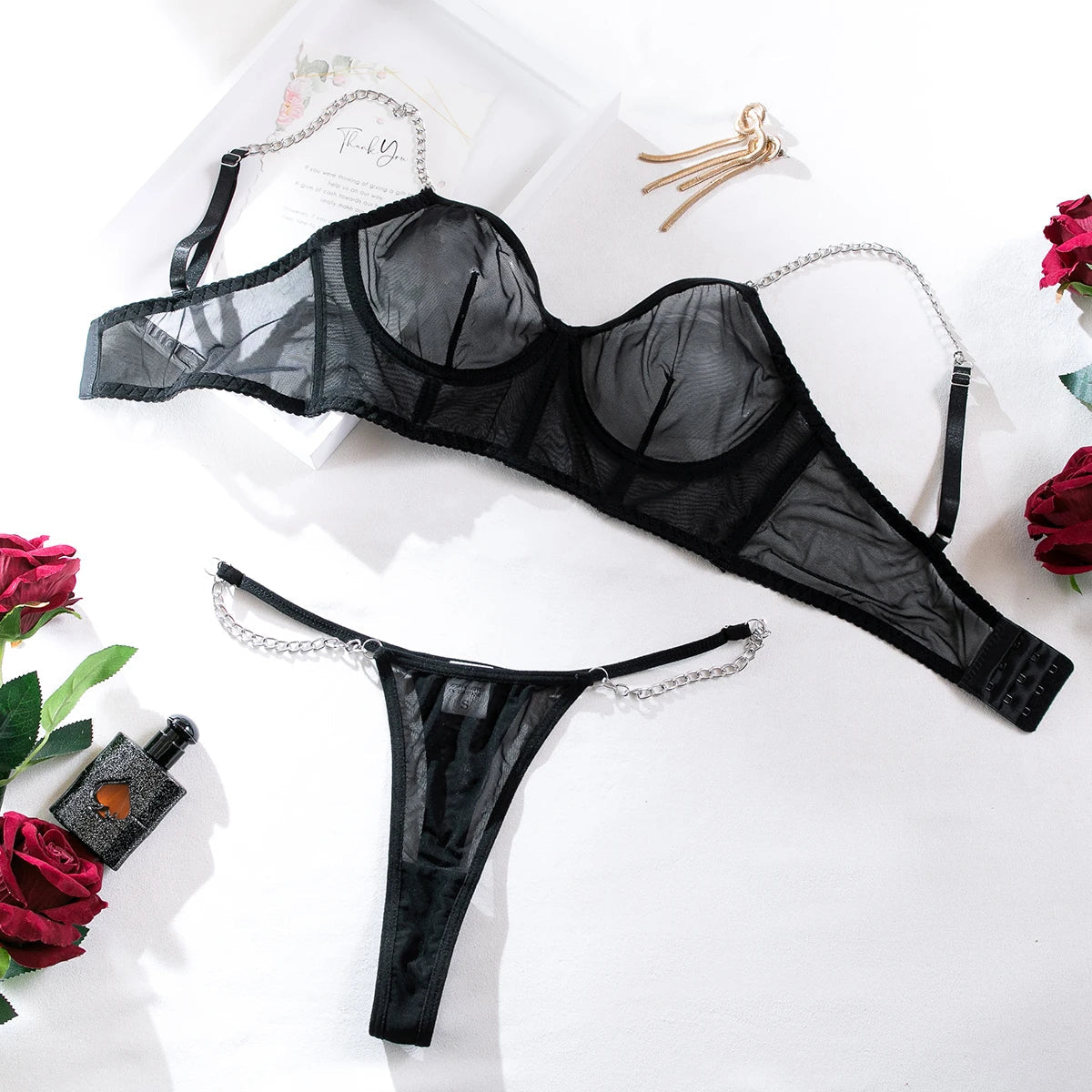 Sammy Jackson™ Valeria Lingerieset | Transparant & Sexy