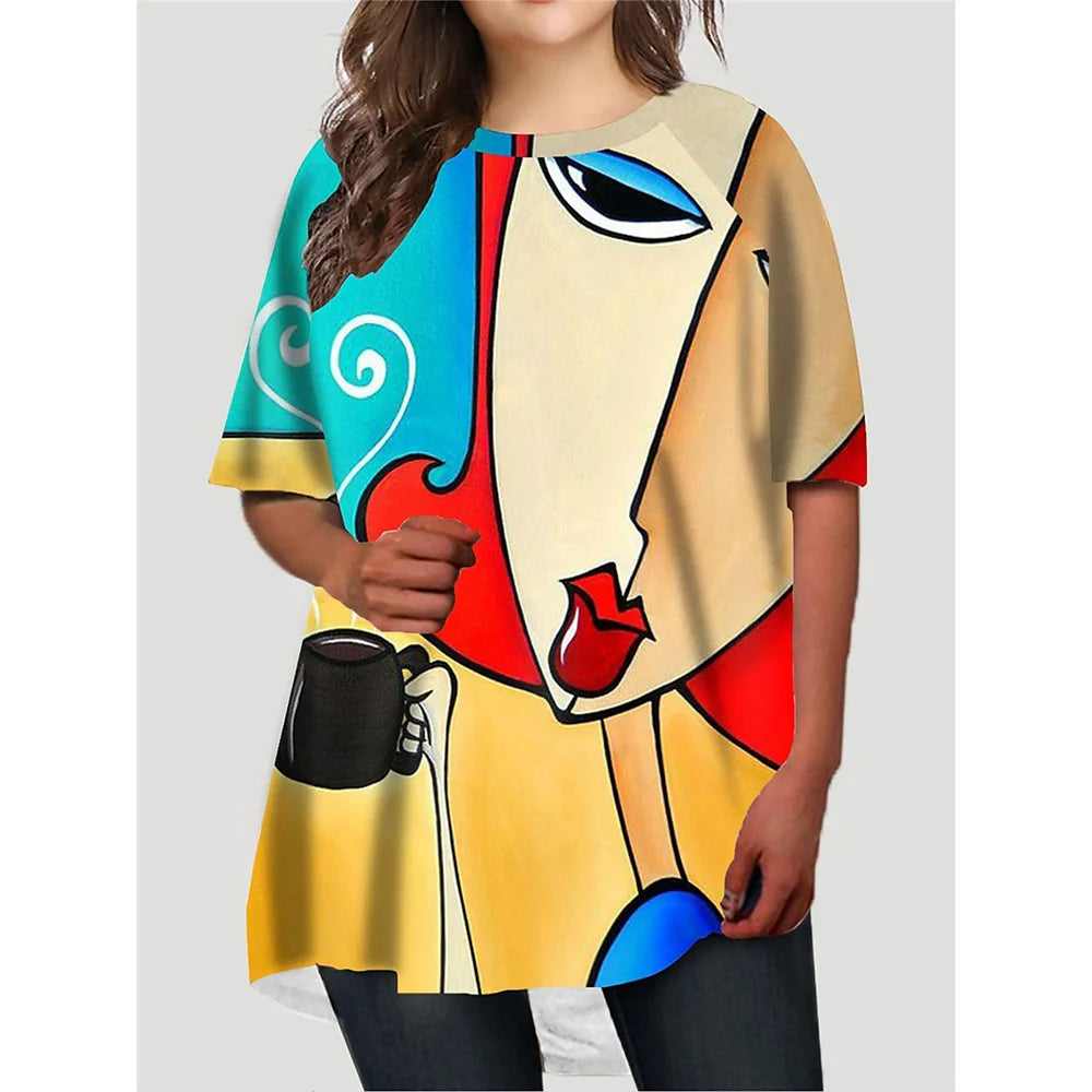 Sammy Jackson™ Maartje Plus-Size T-Shirt | Casual & Stijlvol