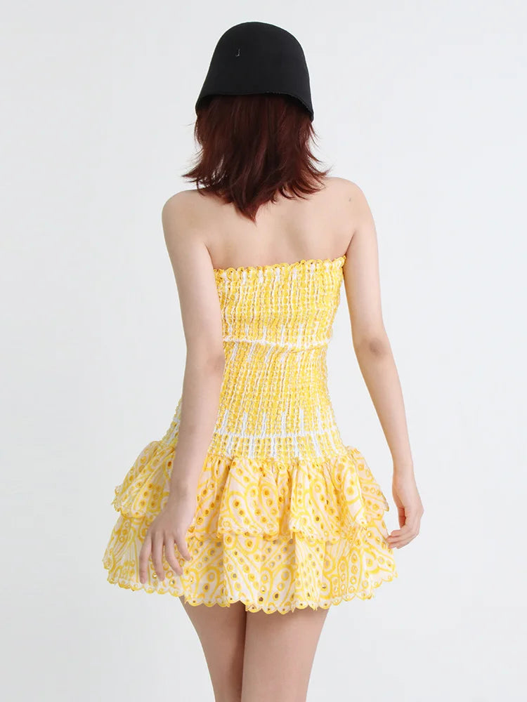 Sammy Jackson™ Mila Mini Feestjurk | Strapless & Trendy