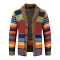 Sammy Jackson™ Siebe Gebreid Vest | Trendy meerkleurig vest met knopen