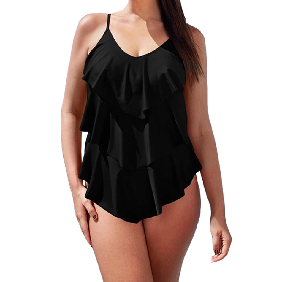 Sammy Jackson™ Nora Plus-Size Badpak | Retro & Stijlvol