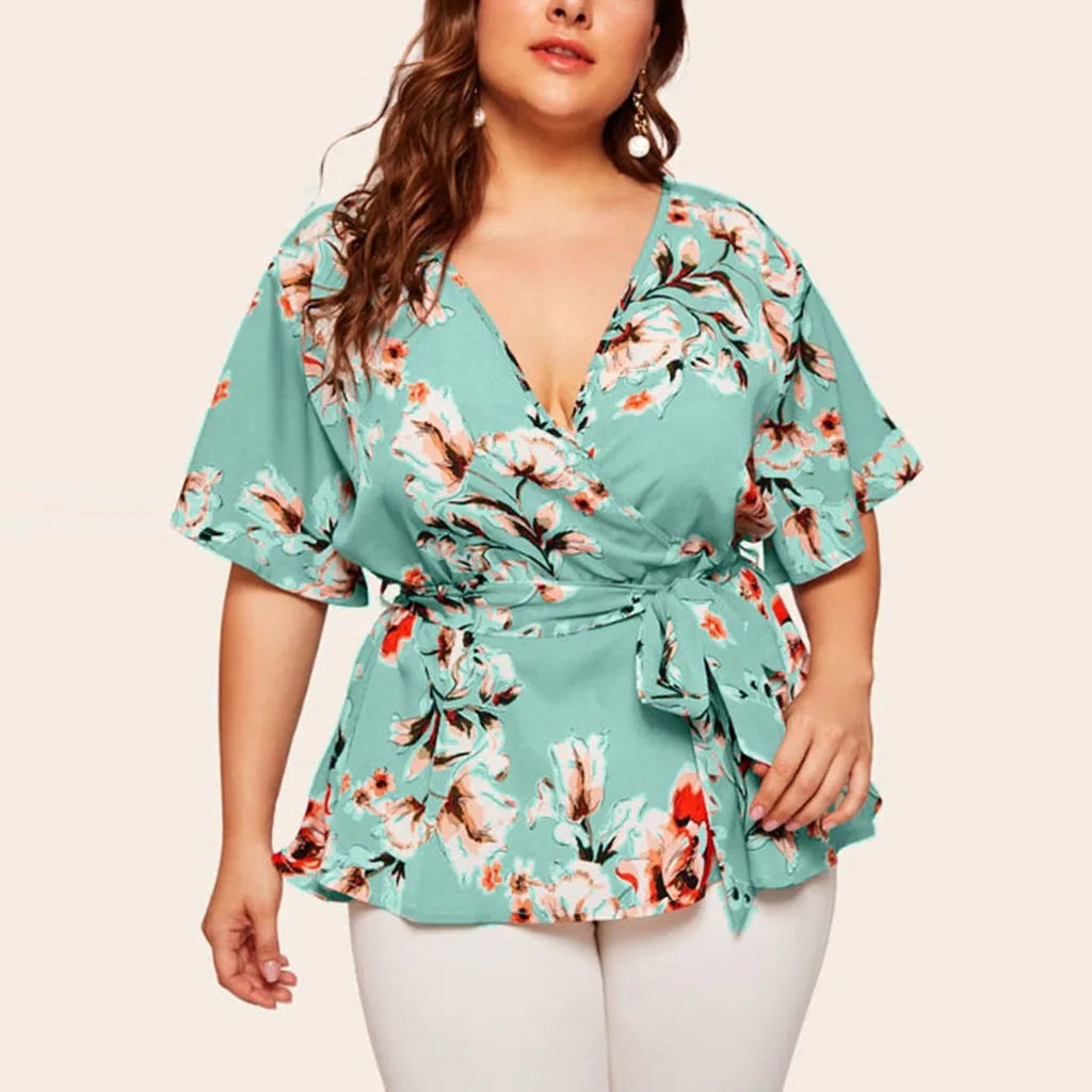 Sammy Jackson™ Fenna Plus-Size Top | Kleurrijk & Veelzijdig