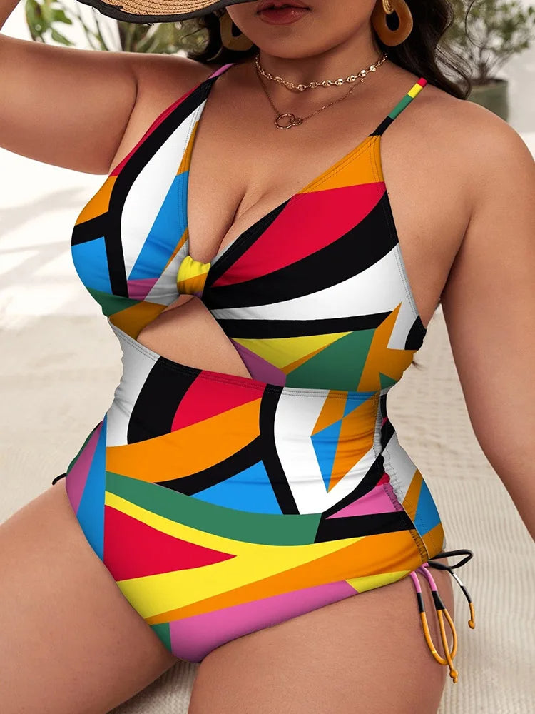 Sammy Jackson™ Jewel Plus-Size Badpak | Kleurrijk & Trendy