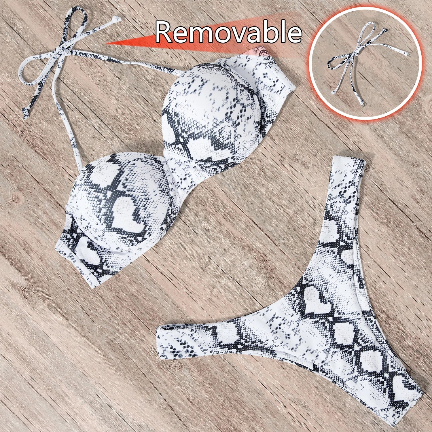 Sammy Jackson™ Lara Jungle Queen Bikini | Strapless & Sexy