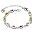 Meerkleurige Zirkoon Armband | Met prachtige Zirkoon stenen