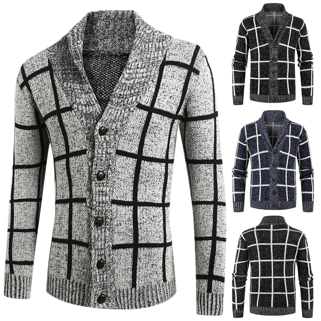 Sammy Jackson™ Jip Gebreid Vest | Trendy geruit vest voor elke gelegenheid