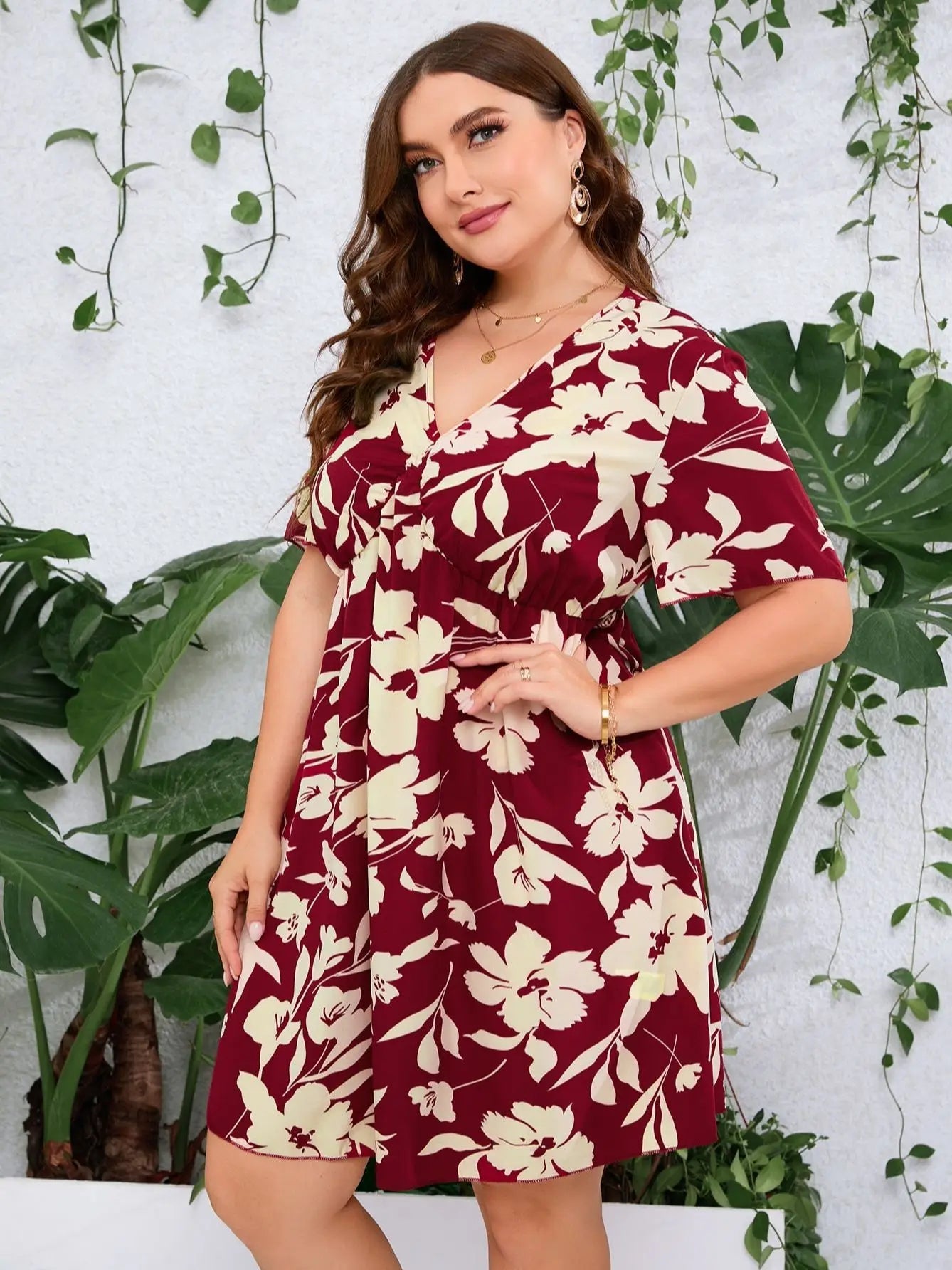 Sammy Jackson™ Maya Plus-Size Jurk | Vrolijk & Trendy