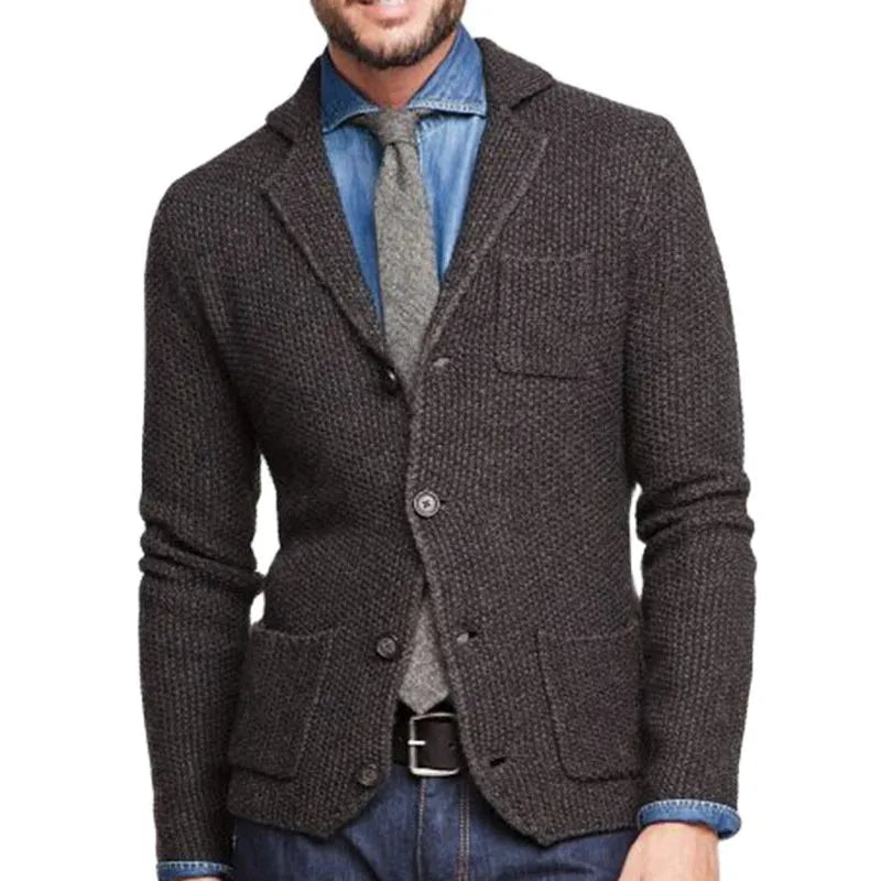 Sammy Jackson™ Sweatercoat | Casual gebreid vest