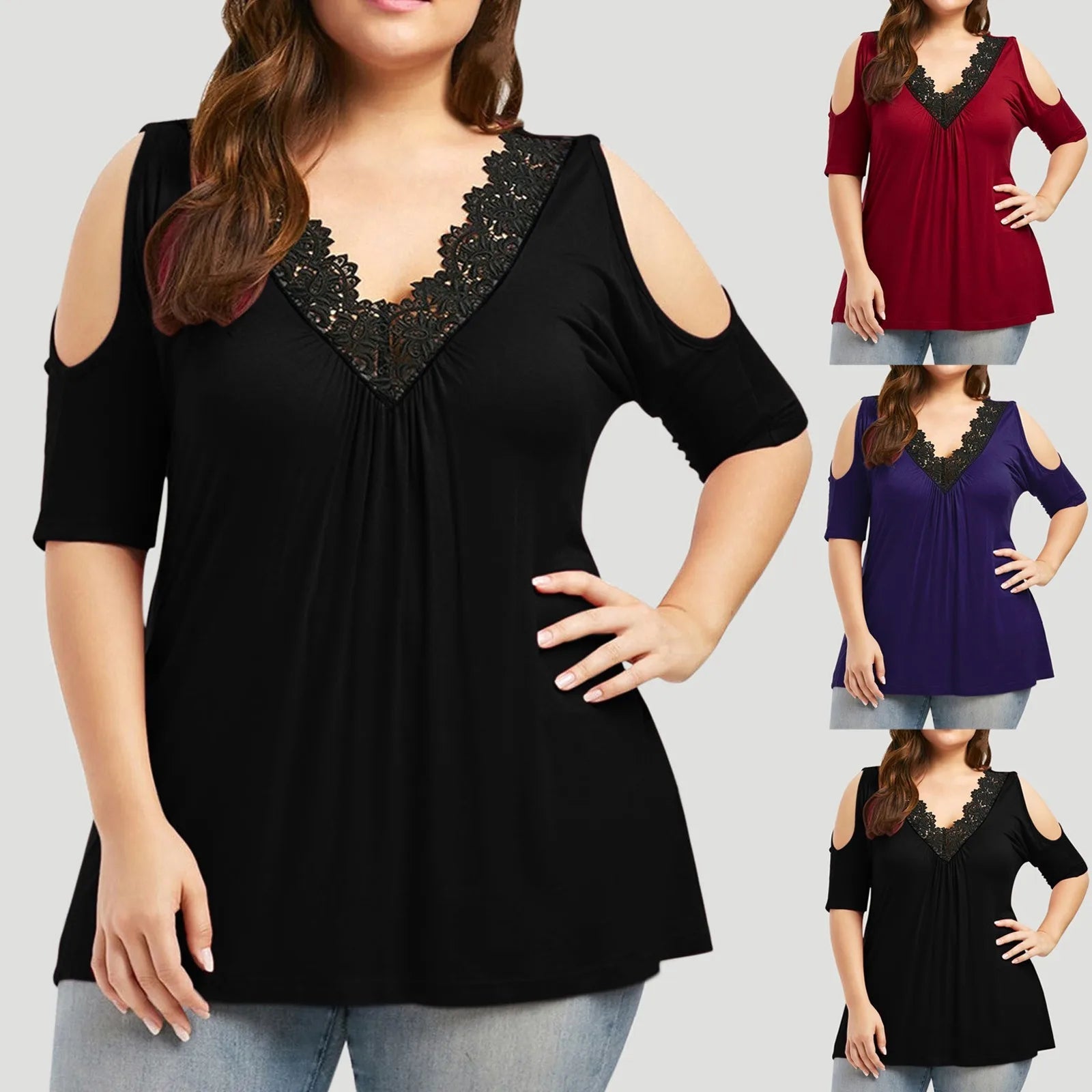 Sammy Jackson™ Iris Plus-Size Blouse | Stijlvol & Comfortabel