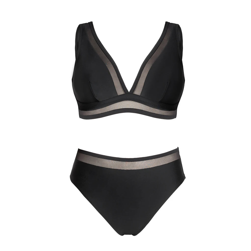 Sammy Jackson™ Sandy Midnight Plus-Size Bikini | Flatterend & Stijlvol
