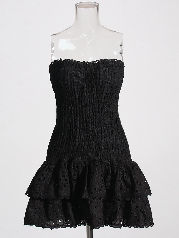 Sammy Jackson™ Mila Mini Feestjurk | Strapless & Trendy