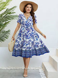 Sammy Jackson™ Lexy Plus-Size Jurk | Stijlvol & Vrolijk