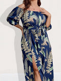 Sammy Jackson™ Matilde Plus-Size Maxi-Jurk | Stijlvol & Tropisch