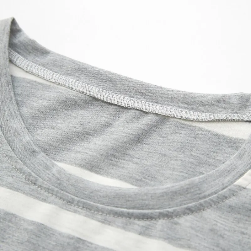 Sammy Jackson™ Gestreepte Shortama | Herenpyjama met korte mouwen