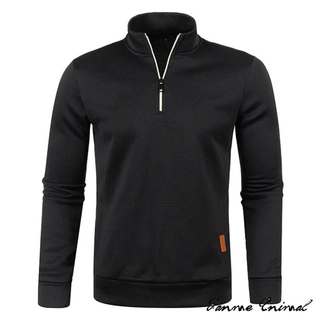 Sammy Jackson™ Coltrui met Rits | Dikkere trui met halve rits