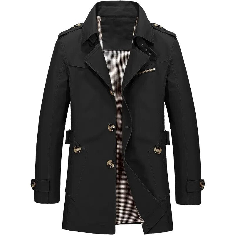Sammy Jackson™ Trenchcoat | Stijlvolle lange jas