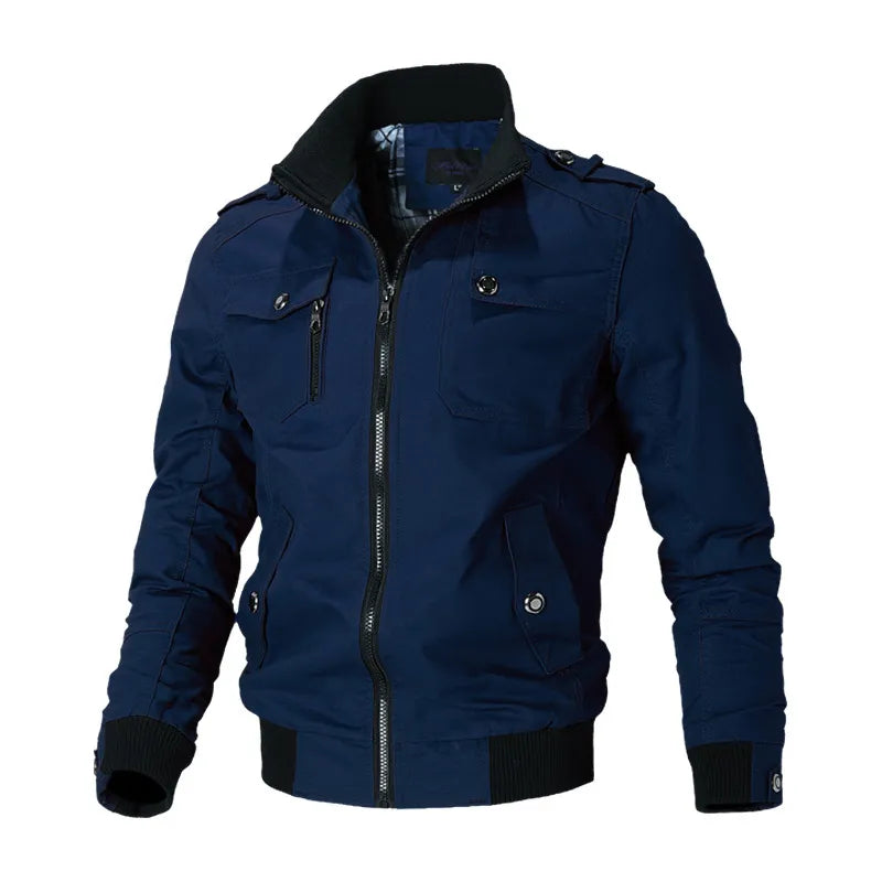 Sammy Jackson™ Slim Fit Windjack | Militaire stijl voor elke dag